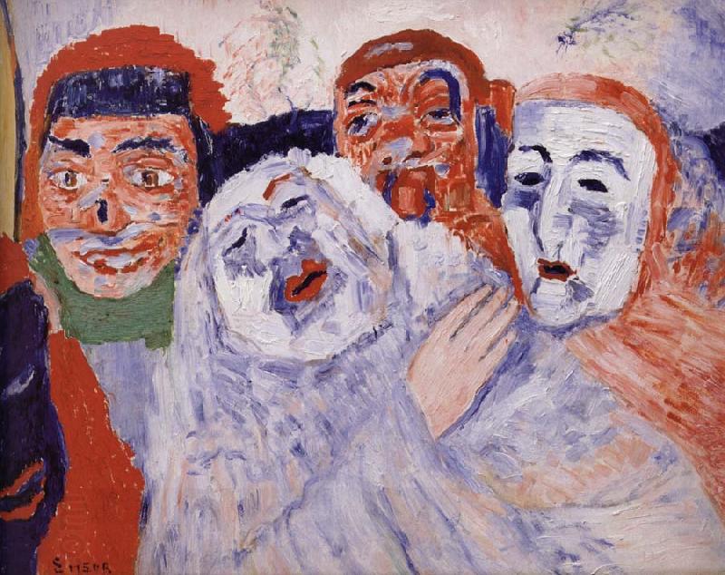 James Ensor Singing Masks China oil painting art
